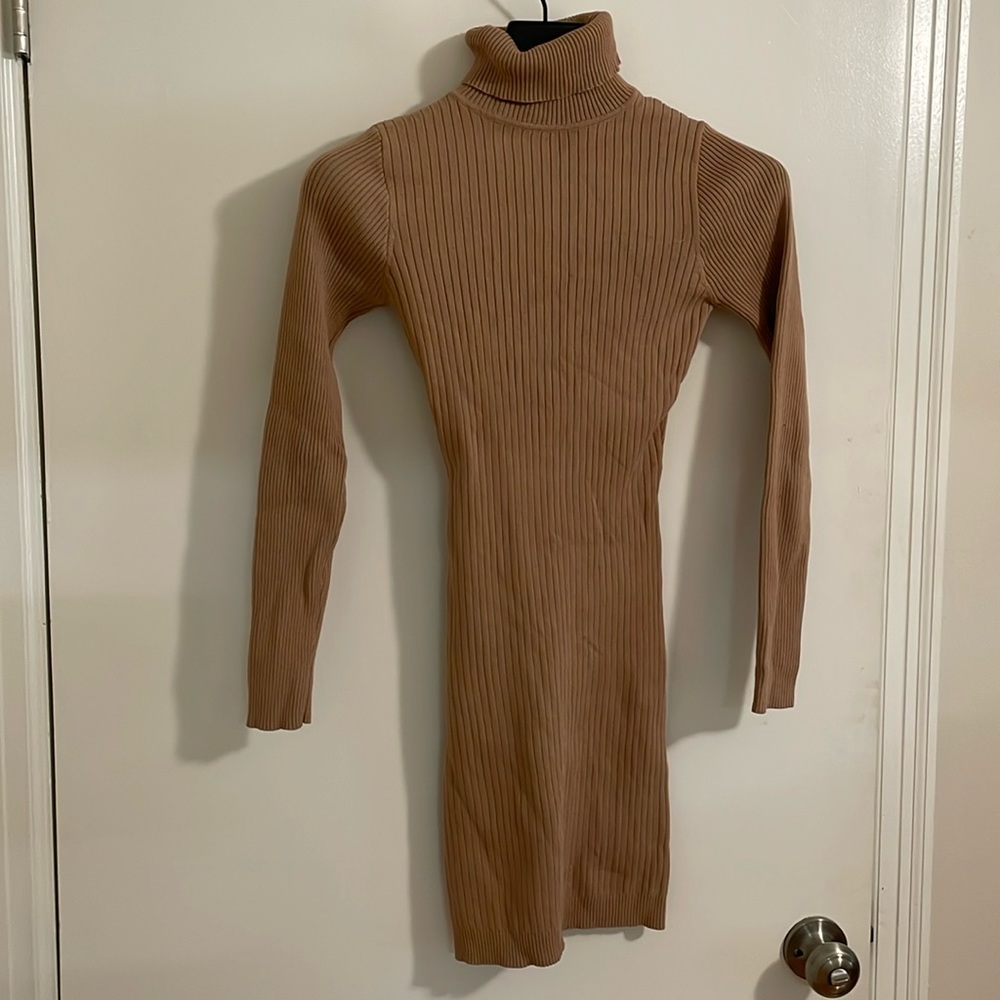 Women Long Sleeve Mini Dress